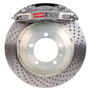 StopTech 07-10 BMW 335 Series BBK Rear Trophy Anodized ST-40 Calipers Drilled 345x28 Rotors