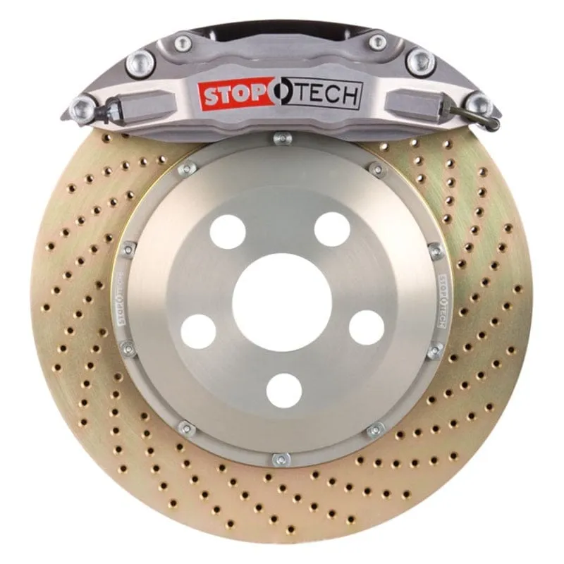 StopTech 95-99 BMW M3 w/ Red STR-40 Calipers 332x32mm Zinc Drilled Rotors Front Big Brake Kit