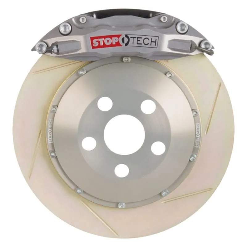 StopTech BBK 07-09 BMW 335i/335d Rear 345x28 Zinc Slotted 2pc Rotors ST-40 Trophy Calipers