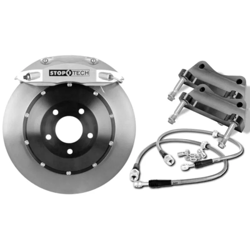 StopTech BBK 08-13 BMW M3/11-12 1M Coupe Rr Trophy Anodized ST-40 Caliper 355x32 Zinc Drilled Rotor