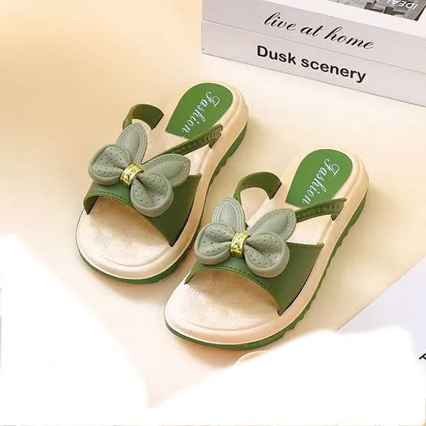 Summer Ins Fashion Women's Outdoor All-Matching Thick Bottom Non-Slip Cute Wild Slippers Cross-Border Foreign Trade Factory Wholesale