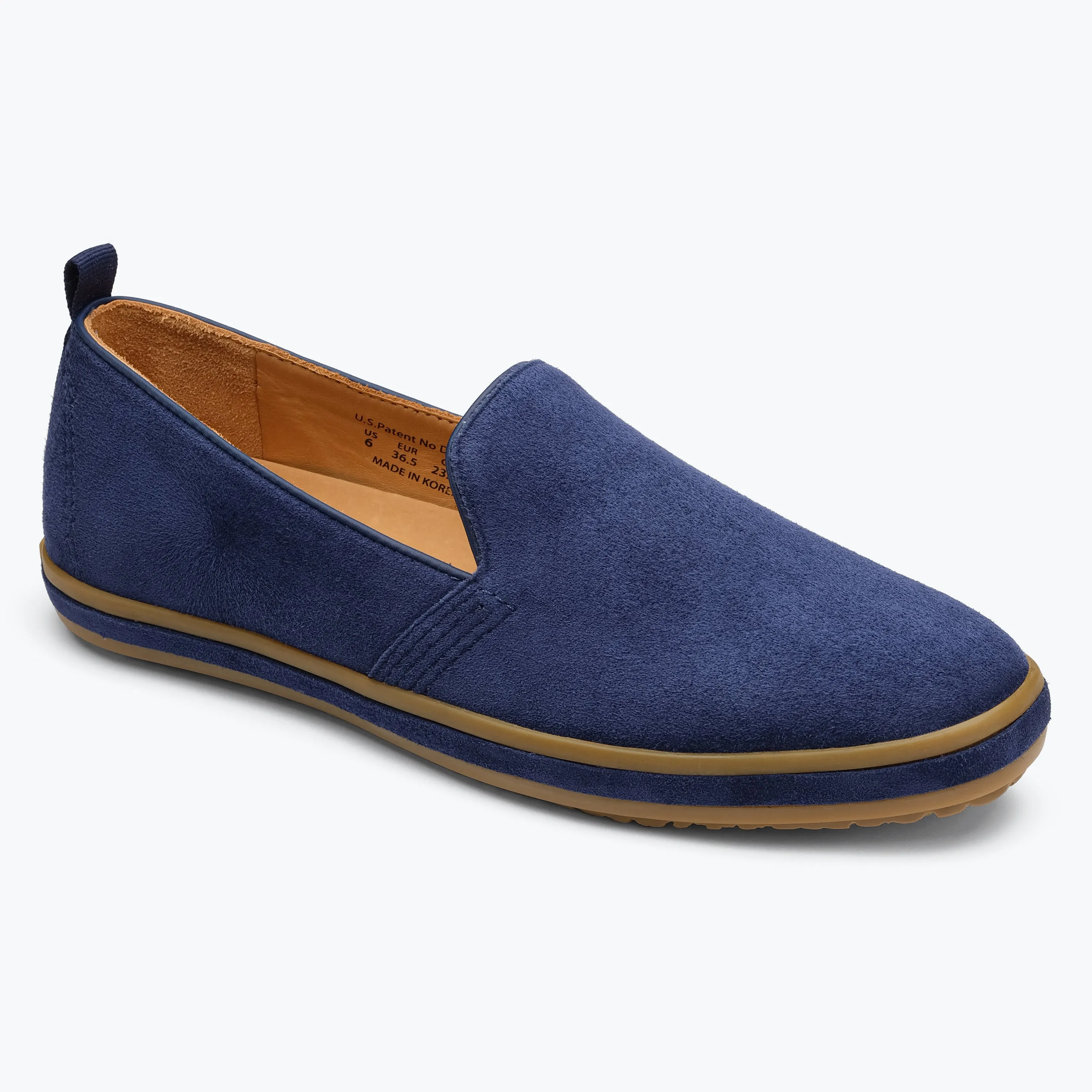 Sutton Suede Slip On - Blueberry