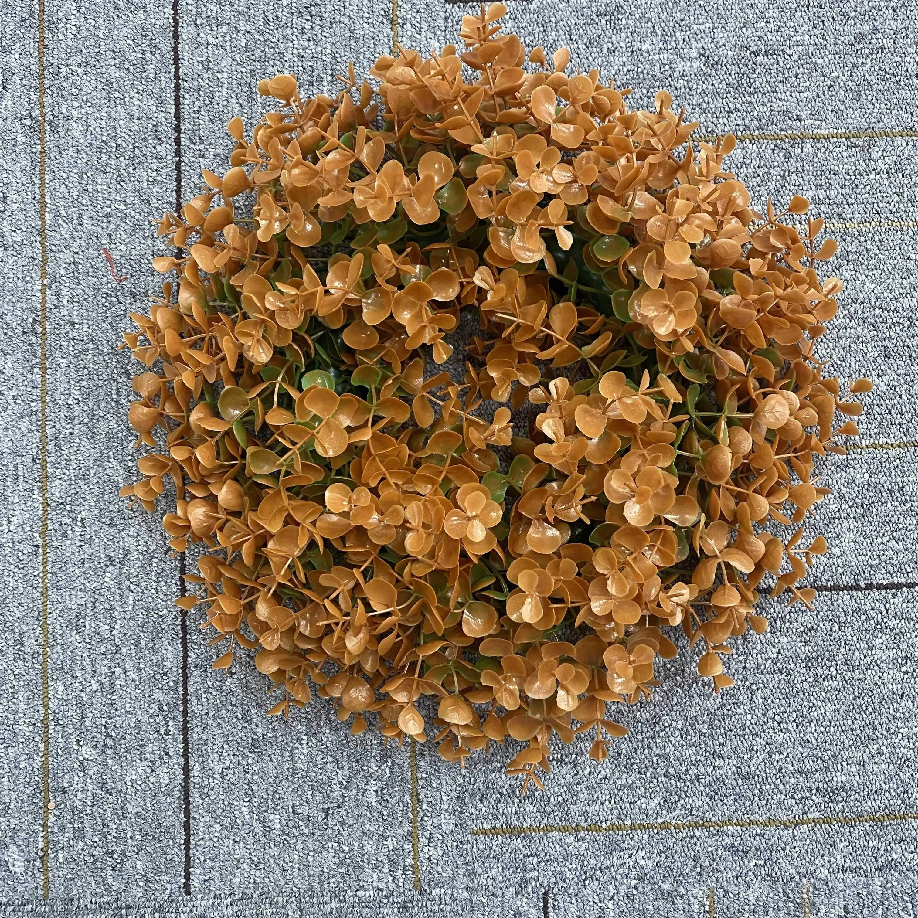 Timeless Tradition, Charming Autumn Eucalyptus Wreath - Ideal for Fall, Thanksgiving & Harvest Season | Versatile Indoor/Outdoor Decor for Front Door, Living Room, Fireplace