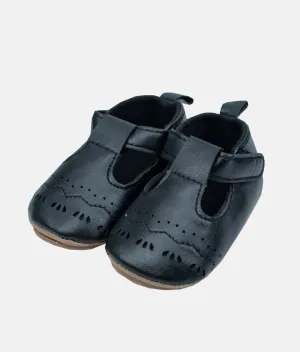 Toddler Baby Girls First Walker Shoes - Black