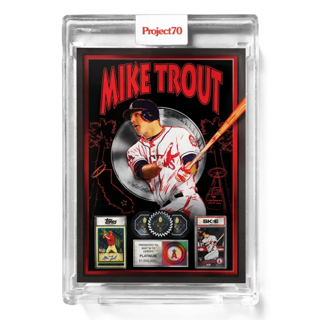 Topps Project 70 Card 410 - 2011 Mike Trout by DJ Skee! (Pop: 5925)