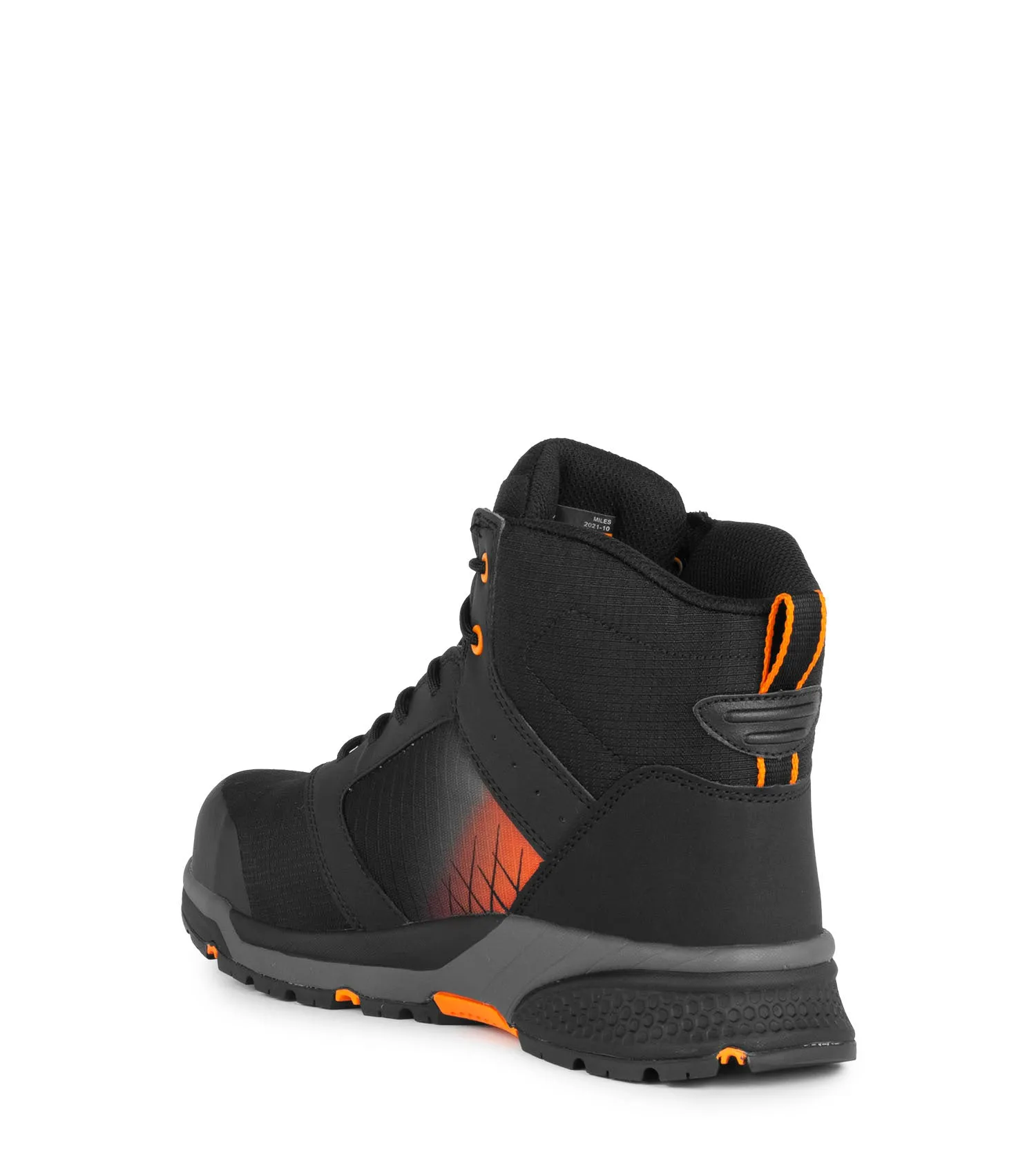 Trainer6, Black & Orange | 6'' Athletic Work Boots | Lightweight