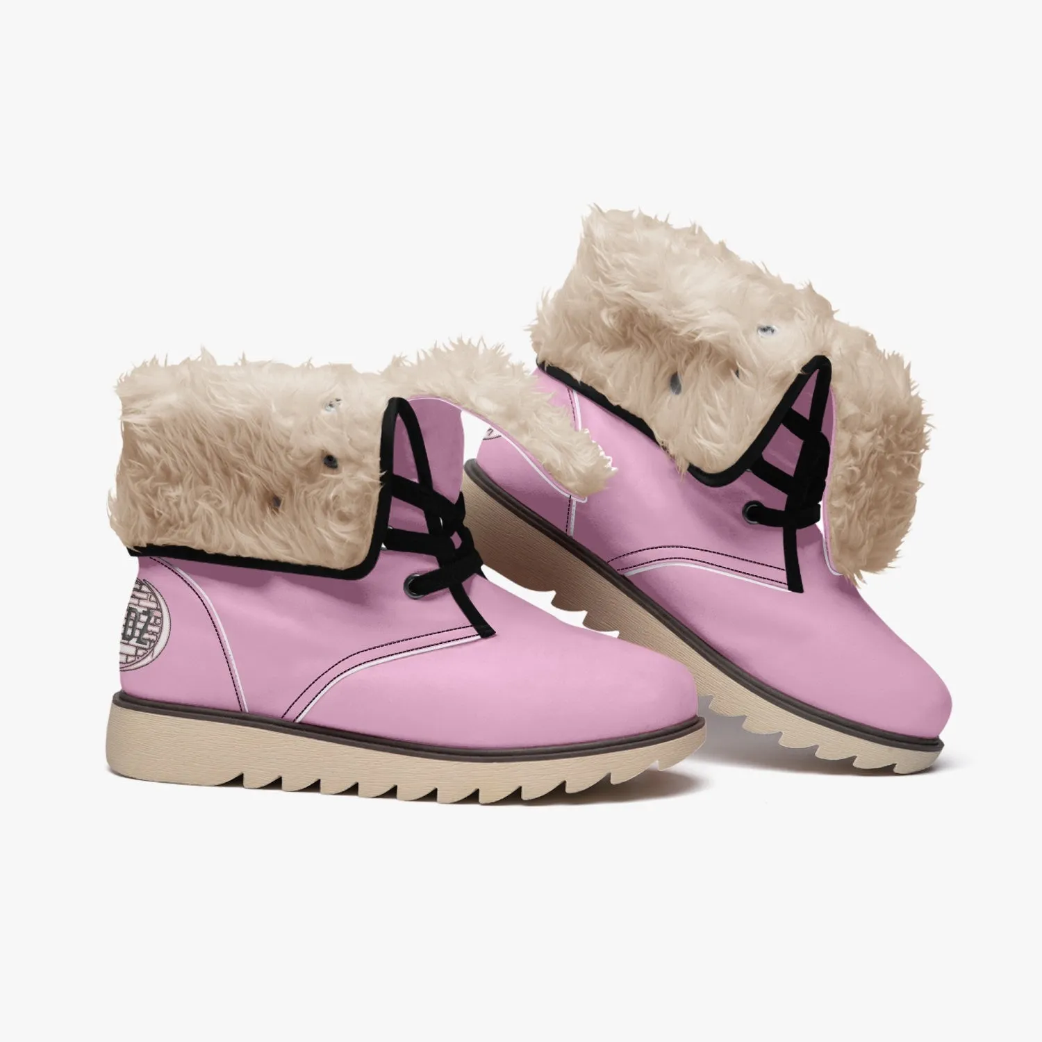 TREADZ Naptown Pink Cotton-pad Fur Lining Boots