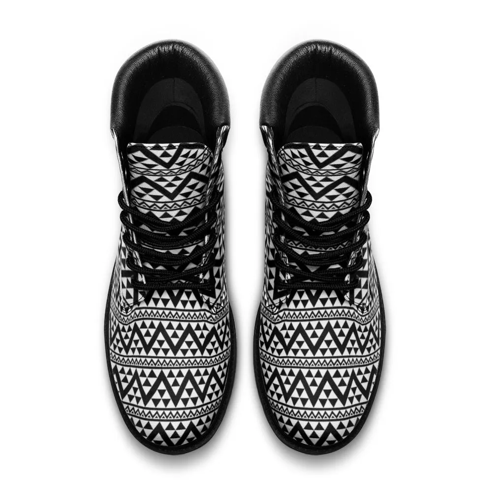 Tribal Geometry Casual Leather Lightweight boots TB