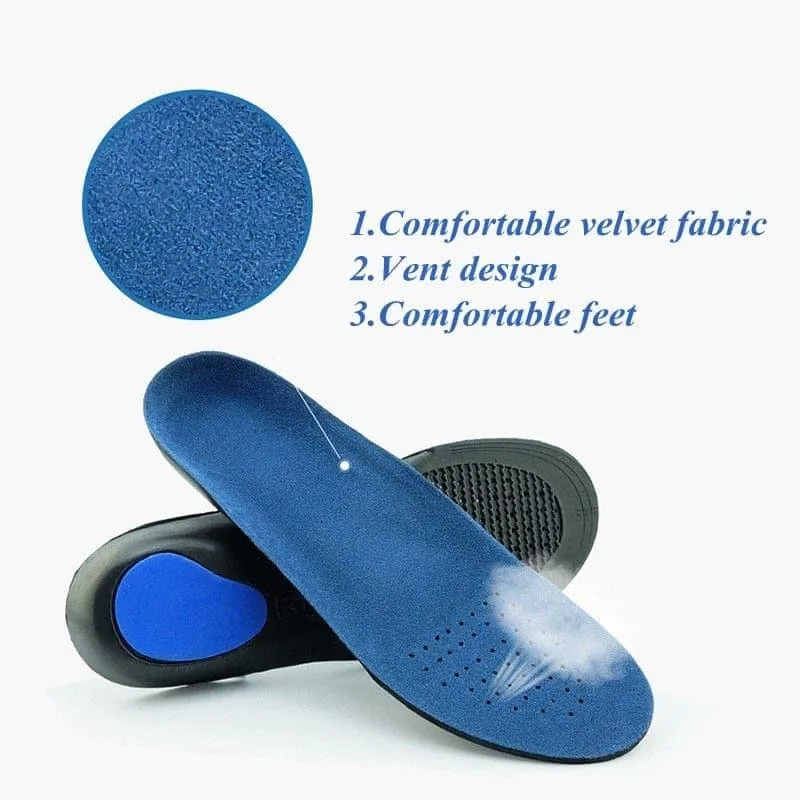 UK Sports Orthopedic Insole Flat Foot Orthopedic Arch Support Insoles Men and Women Shoe Pad EVA Sports Insert Sneaker Cushion Sole