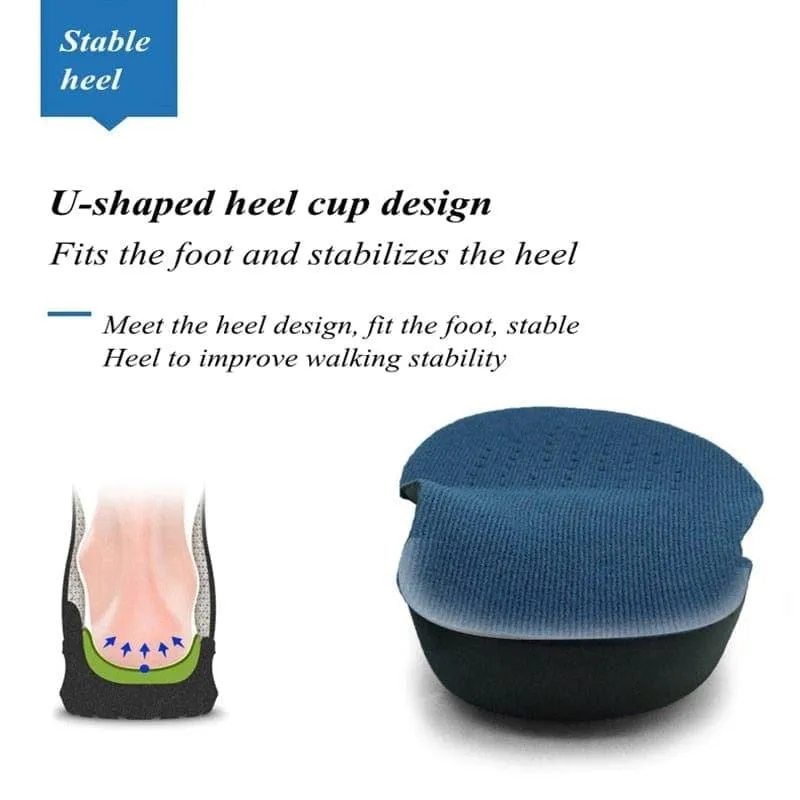 UK Sports Orthopedic Insole Flat Foot Orthopedic Arch Support Insoles Men and Women Shoe Pad EVA Sports Insert Sneaker Cushion Sole