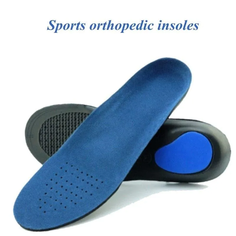 UK Sports Orthopedic Insole Flat Foot Orthopedic Arch Support Insoles Men and Women Shoe Pad EVA Sports Insert Sneaker Cushion Sole