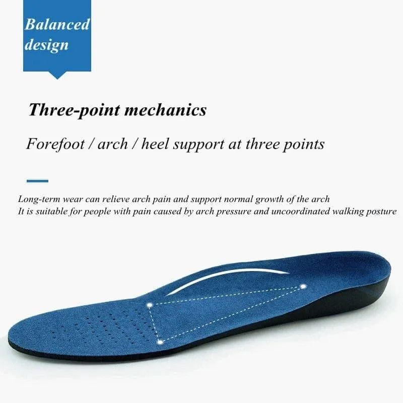 UK Sports Orthopedic Insole Flat Foot Orthopedic Arch Support Insoles Men and Women Shoe Pad EVA Sports Insert Sneaker Cushion Sole