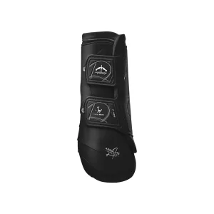 Veredus Absolute  Rear Leg Velcro Horse Brushing Boot - Lightweight/Breathable - Black